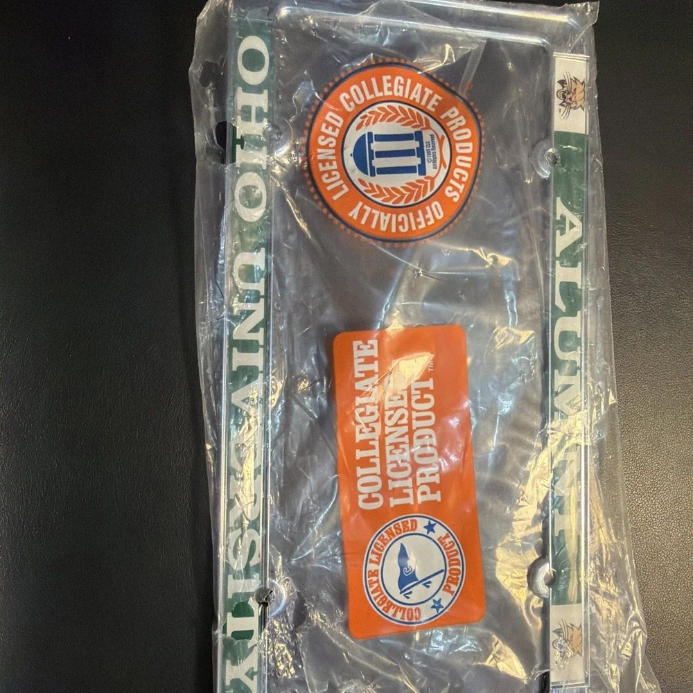 Ohio University Bobcats Alumni Metal License Plate Frame Metal